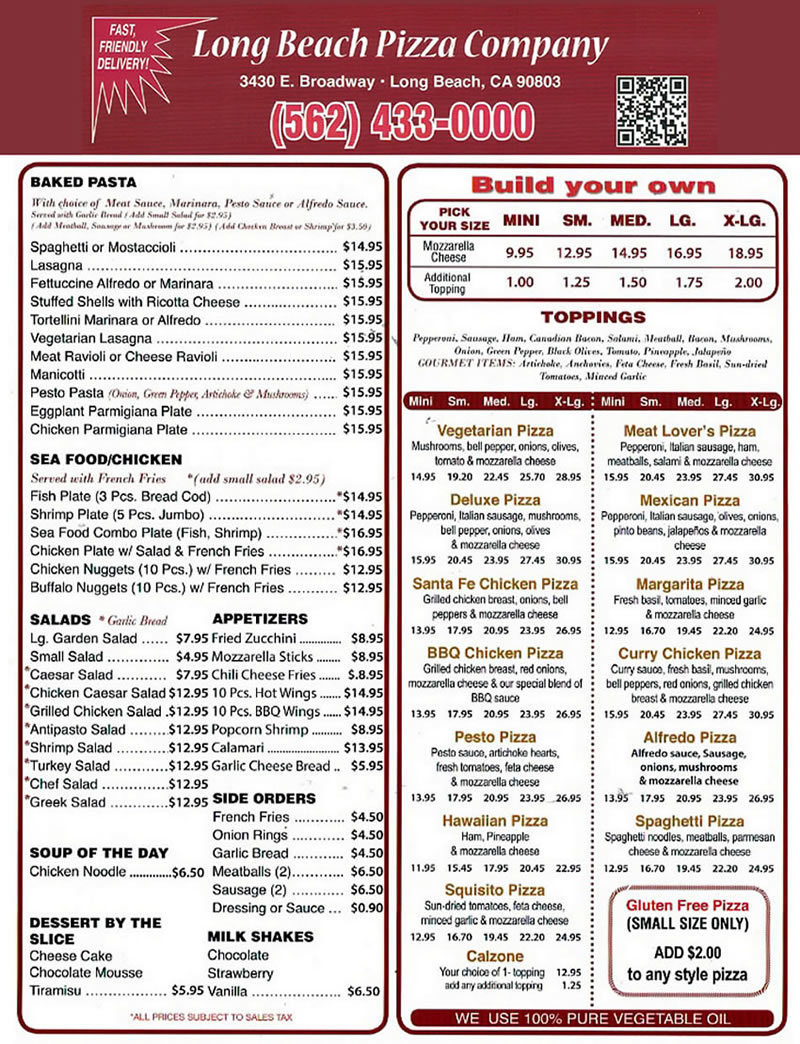 menu - 2025
