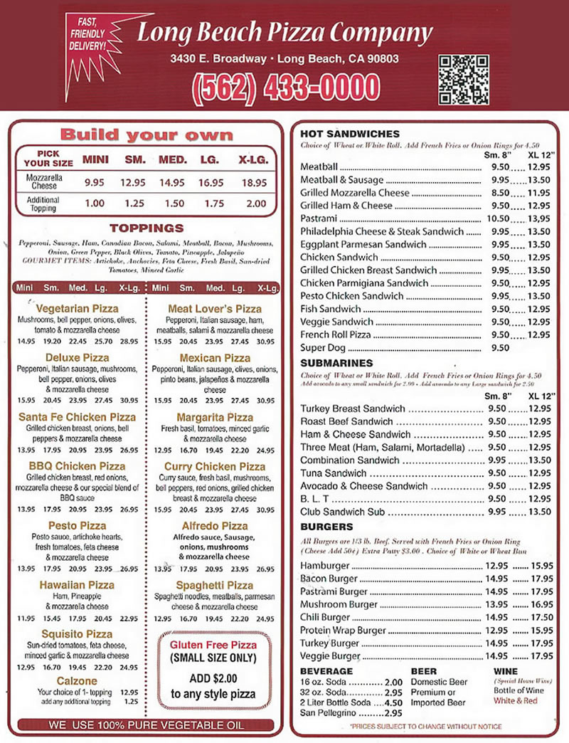 menu - 2025